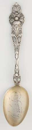 ALS5 (STERLING) Souvenir Spoon (Five O'Clock Spoon)