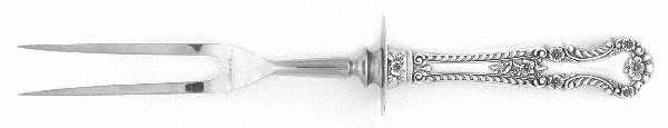 Cambridge (Sterling, 1899) Large Stainless-Prong Roast Carving Fork