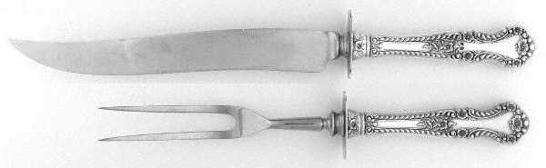 Cambridge (Sterling, 1899) Small Steak 2-Piece Carving Set w/Stainless Blade