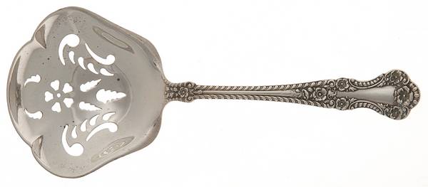Cambridge (Sterling, 1899) Solid Bon Bon Spoon with Pierced Bowl
