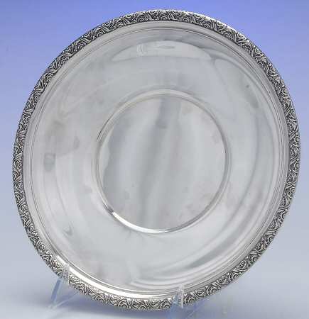 Chased Romantique (Sterling Holloware) 9" Sandwich Plate