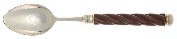 Tonga-Rosewood (Silverplate) Place/Oval Soup Spoon
