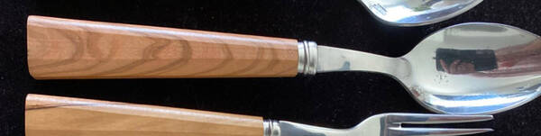 Zen-Olive Wood (Stainless) Tablespoon (Serving Spoon)