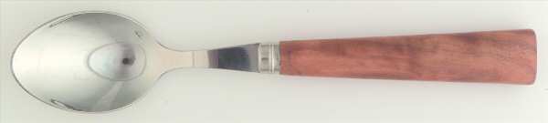 Zen-Olive Wood (Stainless) Dessert/Oval Soup Spoon