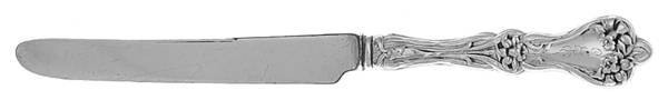 Majestic (Sterling, 1900, No Monograms) Orange Knife with Silverplate Blade
