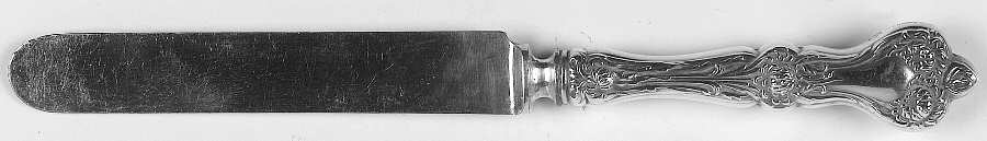 Majestic (Sterling, 1900, Monograms) Old French Hollow Knife with Bolster
