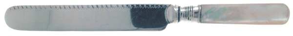 Pearl Handle Flatware 1 Breakfast Knife with Silverplate Blade