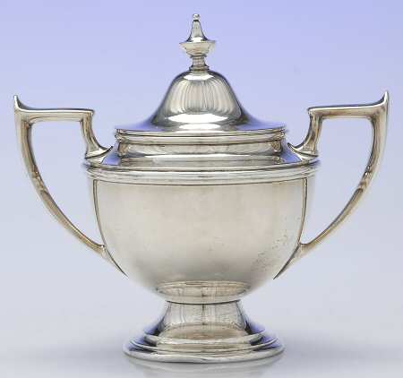 S91 (Sterling, Hollowware) Sugar Bowl & Lid