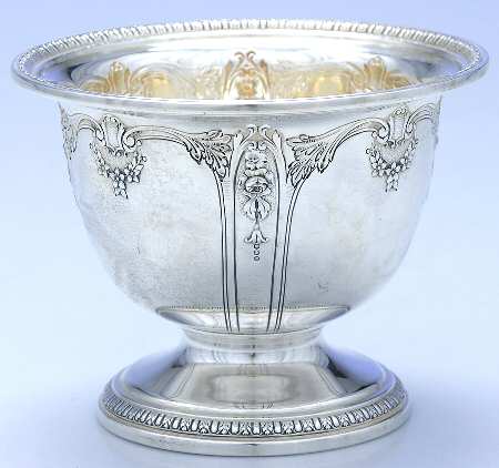 Della Robbia (Sterling, Hollowware, Floral, Lines) Waste Bowl