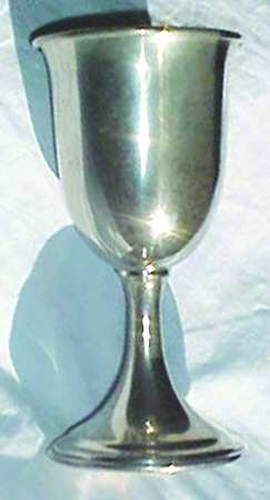 Pewter Hollowware Water Goblet