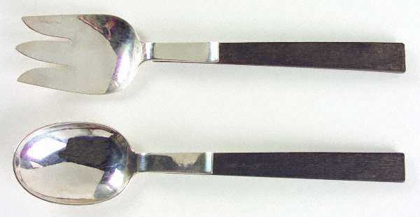 Town and Country (Sterling) 2 Piece Salad Set Hollow Handle Sterling Bowl