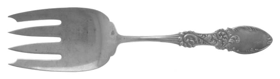 Tyrolean (Sterling, 1905) Vegetable Serving Fork (Solid)