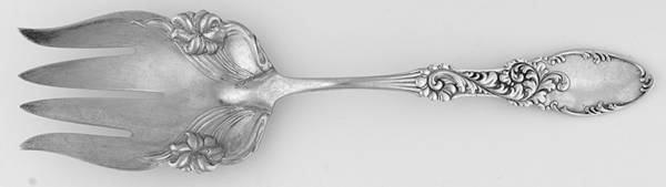Tyrolean (Sterling, 1905) Solid Salad Serving Fork