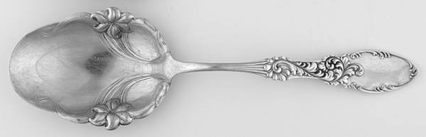 Tyrolean (Sterling, 1905) Solid Salad Serving Spoon
