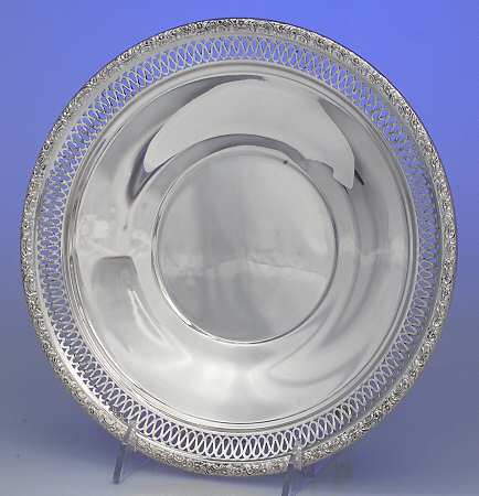 Donatello (Sterling, Hollowware) Sterling Sandwich Plate