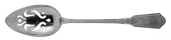 Winchester (Sterling, 1917, No Monograms) Pierced Tablespoon (Serving Spoon)