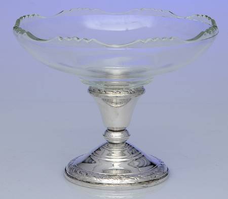 540 (Sterling, Hollowware) Glass Compote & Sterling Base