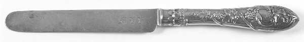 ALC5 (Coin) Dessert/Tea Knife Hollow Handle Sterling Blade