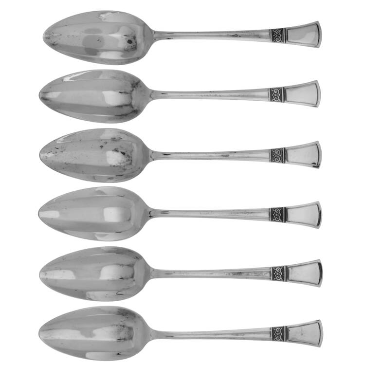 ANV2 (Silverplate) Fruit/Orange Spoon - Set of 6 by Angora Silverplate