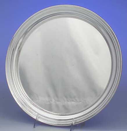 Georgian (Sterling, Hollowware) 12" Round Tray