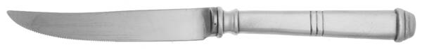 Isabella (Pewter) Individual Steak Knife Hollow Handle