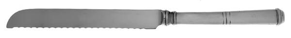 Isabella (Pewter) Bread Knife with Stainless Blade