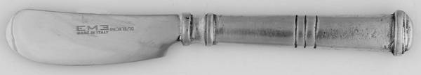Isabella (Pewter) Flat Handle Butter Spreader