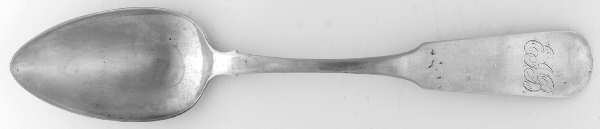 Coin Silver Flatware Solid Serving Spoon