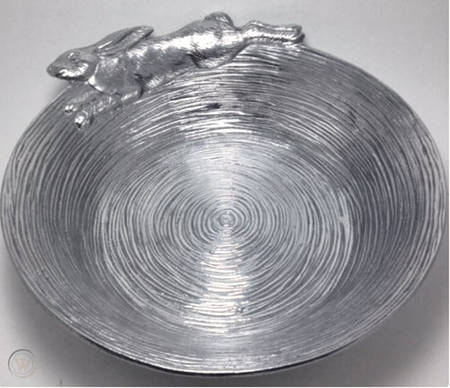 Bunnies (Aluminum, Hollowware) 13" Round Bowl