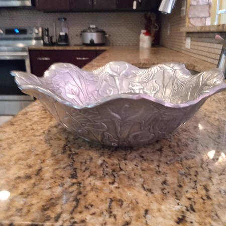 Bunnies (Aluminum, Hollowware) 12" Salad Serving Bowl