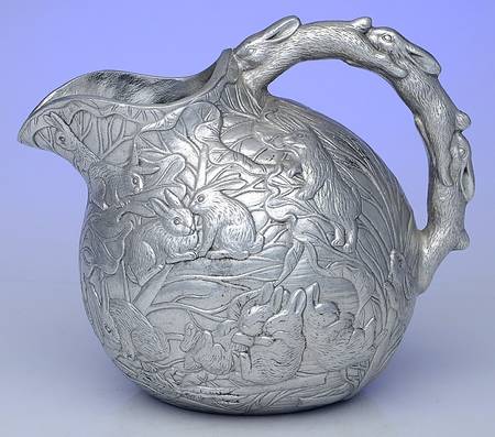 Bunnies (Aluminum, Hollowware) Pitcher Water
