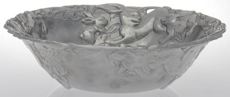 Bunnies (Aluminum, Hollowware) 12" Salad Serving Bowl