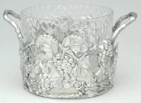 Grape (Aluminum, Hollowware) Ice Bucket & Glass Liner