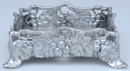 Grape (Aluminum, Hollowware) Square Napkin Holder