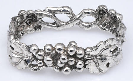 Grape (Aluminum, Hollowware) Napkin Ring