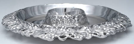 Grape (Aluminum, Hollowware) Chiller Tray No Glass Bowl