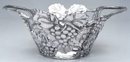 Grape (Aluminum, Hollowware) Metal Stand for Salad Bowl