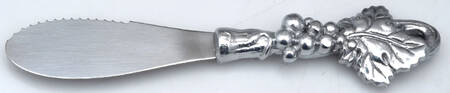 Grape (Aluminum, Hollowware) Cheese Spreader with Stainless Blade