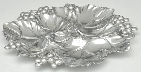 Grape (Aluminum, Hollowware) 3 Part Divided Server