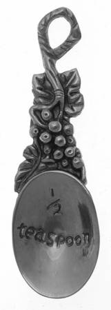 Grape (Aluminum, Hollowware) Measuring Spoon-1/2 Teaspoon