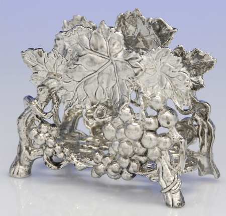 Grape (Aluminum, Hollowware) Napkin Holder