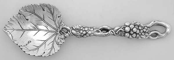 Grape (Aluminum, Hollowware) Solid Serving Spoon