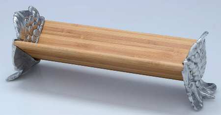 Grape (Aluminum, Hollowware) Wood Cracker Tray