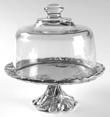 Grape (Aluminum, Hollowware) Dome Server with 8" Tray
