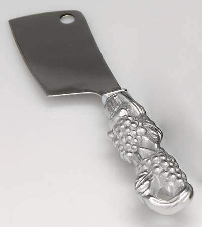 Grape (Aluminum, Hollowware) Cheese Cleaver with Stainless Blade
