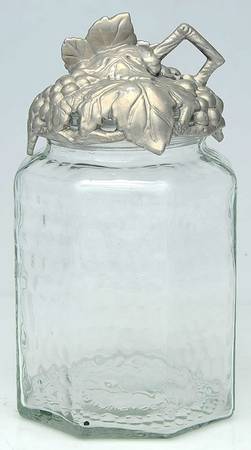 Grape (Aluminum, Hollowware) Canister & Lid
