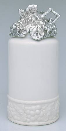 Grape (Aluminum, Hollowware) Canister & Lid