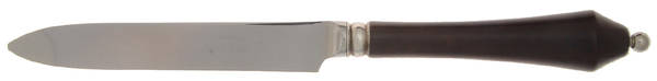 Wilson-Tiger Wood (Silverplate) Individual Fruit Knife with Stainless Blade