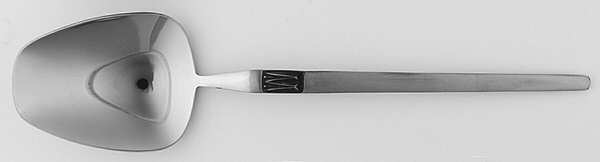 AFS35 (Stainless) Solid Salad Serving Spoon