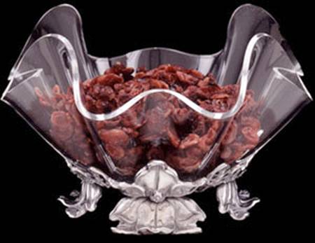 Magnolia (Aluminum, Hollowware) Stand for Acrylic Bowl 7"